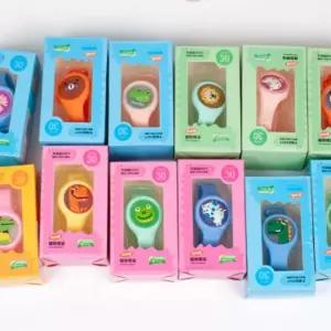 어린이 해충 모기 방지 팔찌 썸머밴드 4개세트