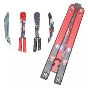 발리송 연습용 접는칼 묘기 일체형 에디션 발리송