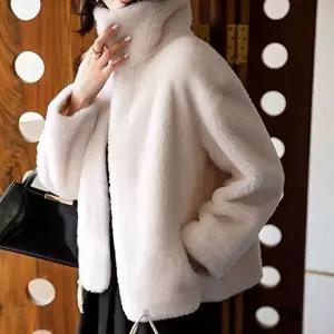 양털 후리스 여자 퍼 플리스 뽀글이 자켓 집업 (HSJ-WEE91EE)