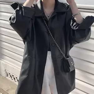 데일리 여성 캐주얼 오버핏 하프 래더 자켓 패션 점퍼 (HSJ-WD17F84)