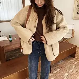 양털자켓 뽀글이 가을 외투 자켓 (HSJ-WFG8BFS)