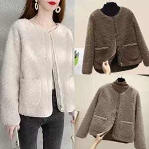 여성 양털 뽀글이 집업 자켓 (HSJ-WF04819)