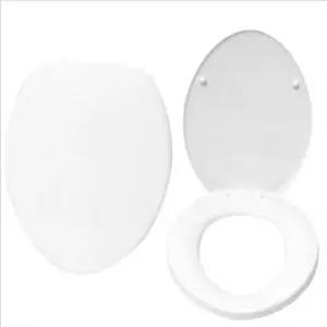 [SBD] 화이트 라운드 뚜껑 커버 욕실 변기 가정용 변기 중형 중형