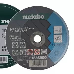 메타보 절단석 그라인더날 글라인더 컷팅 125mm 10P절삭공구 공업용커터 그라인더 절단기 연마