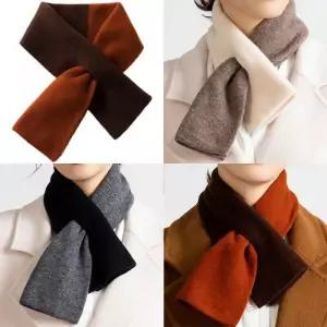 100 캐시미어 울 가을 겨울 간절기 투톤 간편 머플러, 자취꿀템 HyC마켓