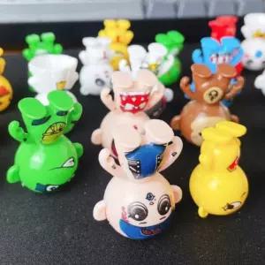 거꾸리 오뚜기 60개 오뚝이인형 사무실피규어어 탁상 책상 소형 책상어 소형어 피어 장난감 캐릭터