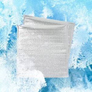 리크플 50p 아이스크림봉투 보냉 접착식은박보온백 은온팩 파우치 형보냉 은냉 은냉백 발포 은온