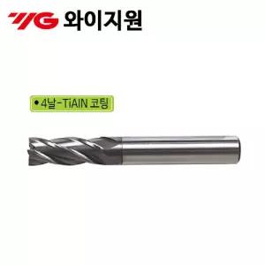 와이지원-4F TiAIN코팅엔드밀 10.0mm 25mm (1EA)공구류 절삭 소품 작업 앤드