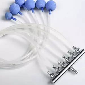 10구 에어 분배기 공조절기 흡입구 브로와 와조절 와호스 배출구 공기 조절기 어항산소발생 연결