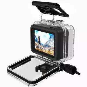 고프로 케이스 방수 투명 강화유리 히어로8 블랙 전용