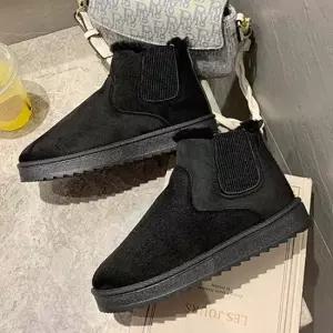 인기상품 여성 숏부츠 스웨이드 겨울 여행 신발 데이트 스타일 [W814D83_260403]