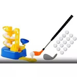 유닛키즈 282516 짐꾸러기 골프공 서브 머신 블루스포츠장난감 운동 어린이스 놀이 스놀이 골프채