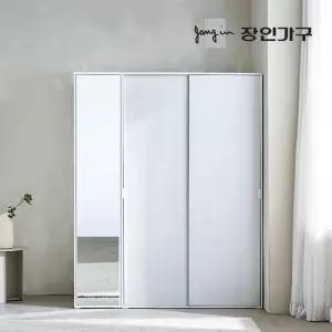 코라 1600 슬라이딩 옷장 세트 1200 거울옷장 (행거형)+400 거울장