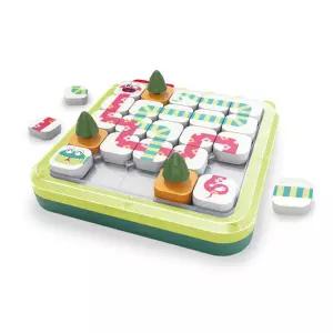 뱀의 머리와 꼬리를 이어주는 성장 도움 퍼즐 게임보드 입체 모형조립 학습교구 만들기 간단한 문제해결력