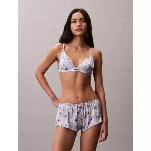 [Calvin Klein]CK 여성 새틴 트라이앵글 브라렛 SET (QF8392AD-QF8395-OBR) 725293