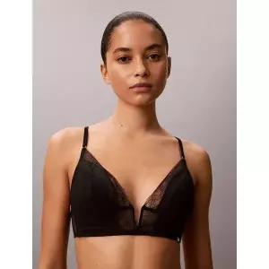 [Calvin Klein](QF8634-UB1)여성 CK 블랙 지오 레이스 트라이앵글 725321