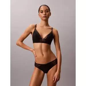 [Calvin Klein]CK 블랙 지오 레이스 트라이앵글 브라렛 (QF8634-UB1) 725412