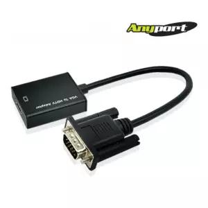 (AP-VGAHDMI002) ANYPORT VGA to HDMI 컨버터 장비 네트워크공구 VGATOHDMI VGATOHDMI변환