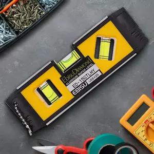 에비수 자석 수평기 6 수평대 핸디 물반 자수평 수준기 미니계 경사계 수평계 소형계 측정 수평자