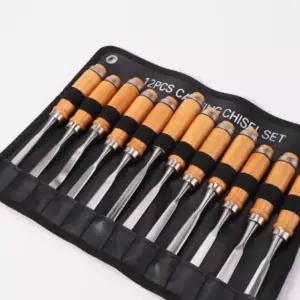 나무 조각도 12종 목공끌 모음 조각칼 나무칼 목공도 조각기 그립 12 목공 용끌 용모음