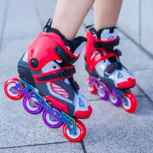 성인용 인라인스케이트 고급롤러브레이드 바퀴 전문 경주용