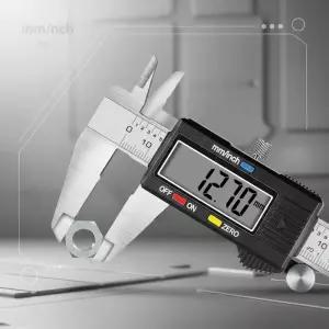 정밀 측정용 디지털 버니어 캘리퍼스 150mm 노기스 공구 줄자 도구 내경 외경 마이크로미터 150MM
