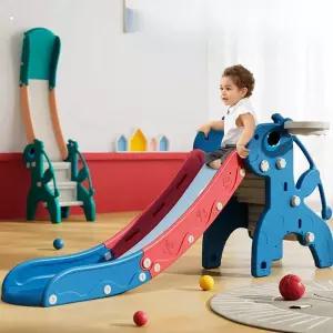 아기미끄럼틀 실내 놀이터 농구 실외 유치원 가정용