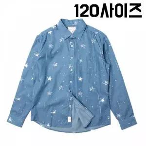 TBZ KING 별프린트 청남방 120사이즈