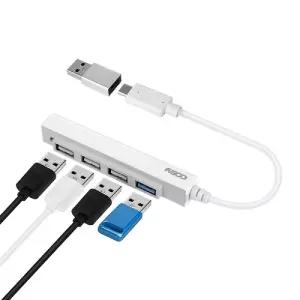 필라 USB3.0+USB2.04포트 허브 (타입C 변환젠더 포함)컴퓨터용품 주변기기 CUSB겸용 USB멀티 USB