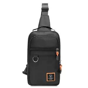 블랙- 경량 슬링백 등산 캠핑 보조백 캐주얼 어깨백남성크로스백 소지품백 가방 여행용백 용백 스포츠 크로