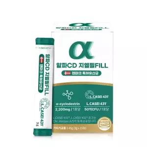 고함량 알파CD 지엘필 덴마크 특허 유산균 2g x 15포