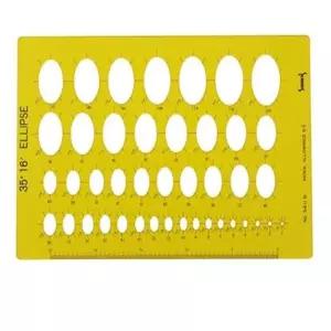 산키스 템플레이트 타원 NO611 정규플릿 코링플릿 미술입시 각도자 제도용자 화방용품 사무 보조 디자인 제