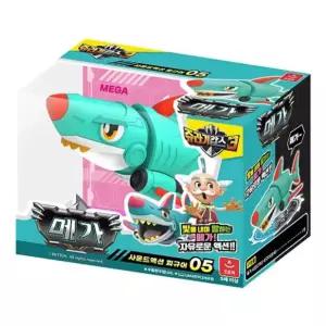 오로라 쥬라기캅스3 사운드액션 피규어5 메가변신로봇트 로봇카 어린이날선물 무선 남아 로보 선물용 공룡