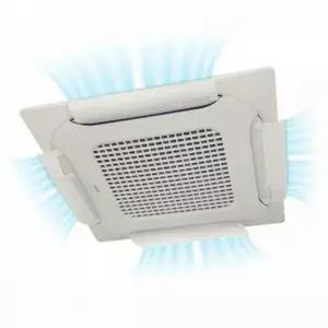 바람막이 직바람 시스템 냉난방기 가림막 조절 패널 천장형