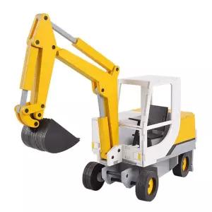 영공방 주니어시리즈 포크레인 (YM777)모형조립용품 만들기 만들기키트 어린이용 즈용 만들기완구 나무 재