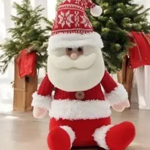 눈꽃 크리스마스 산타 타인형 빨간 크리스마스 장식품 선물