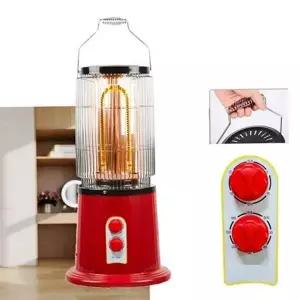 카본 사무실 전기 히터 레트로 가정용 전기 히터 난로 360도