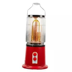 360도 카본 히터 원적외선 원통형 히터 가정용 난방기 타이머 절전