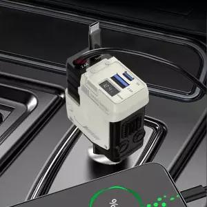 4int 초고속 듀얼 PD 차량용 충전기시가잭 USB C타입 멀티 스마트폰 태블릿 최신거 미니거 소형 휴대폰 자