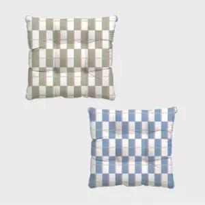 러움 포레스트체크 알러지케어 쿠션 방석 45x45cm