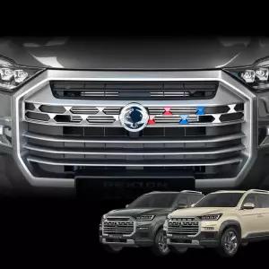 렉스턴 스포츠 칸 쿨멘 그릴 포인트 몰딩자동차튜닝 트랙스크로스오버