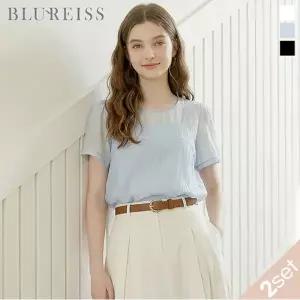 [블루레이스] [2SET]시스루 뷔스티에 블라우스_B6M3BL5651