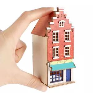 미니 카페드 유럽 비엔토목재모형 조립키트 완구 방학숙제