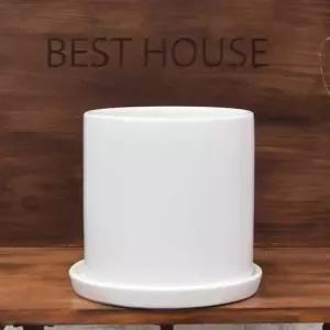 도기 화분 원통 18x18 봄꽃 예쁜작은화분 소형 중형 선인장 미니 예쁜 인테리어 이쁜 도자기 도자기빈 빈화