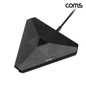Coms USB 컨퍼런스 마이크 삼각 전방향 콘덴서 회의용유투브용품 마스크장비 스탠드 마스크랙 방송