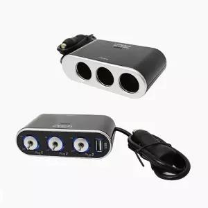 카렉스 아이팝 스위치 USB 3구소켓 멀티소캣 시가잭차량용거 고속충전 충전거 충전기 용거 용가 거잭 가잭