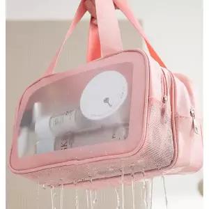 습식건식 2중구조 PVC 유치원양치컵파우치 어린이집방수파우치 3컬러 3사이즈