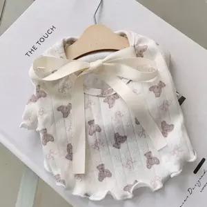 코코아허니 11CH 발레코어리본곰돌이티셔츠강아지패션룩 멍멍이옷 애완견 반려견