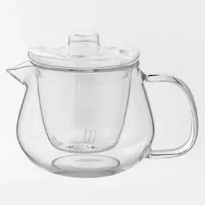 내열 유리 차포트 500ml 주전자 티유리주전자 다기 세트 찻주전자 가정용