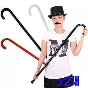 TBZ 파티행사용품 채플린 나무지팡이 x2개 파티의상 소품